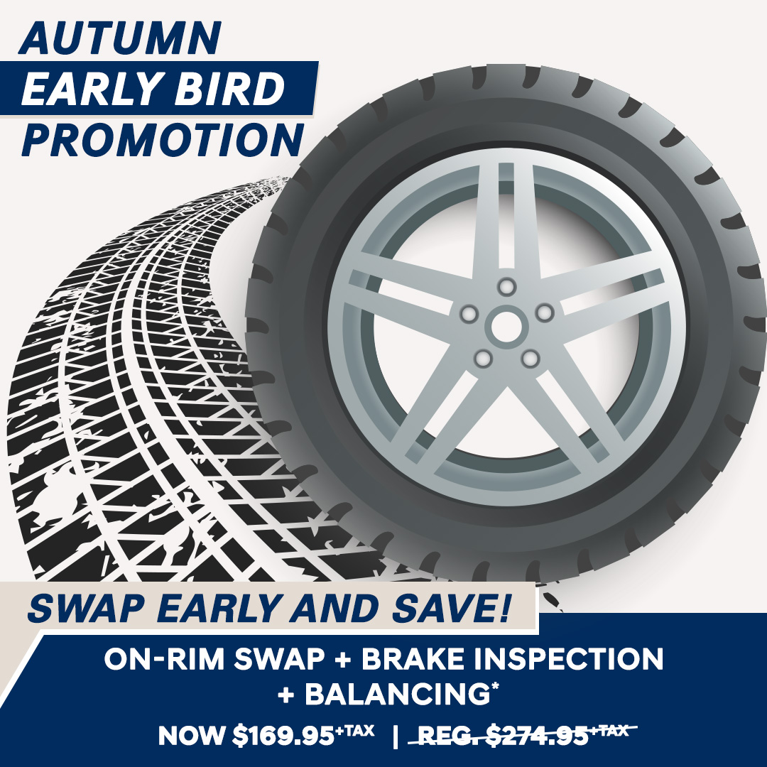 Early Autumn Swap - On-Rim Tire Swap