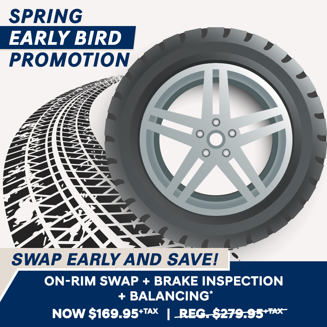 Early Spring Swap - On-Rim Tire Swap