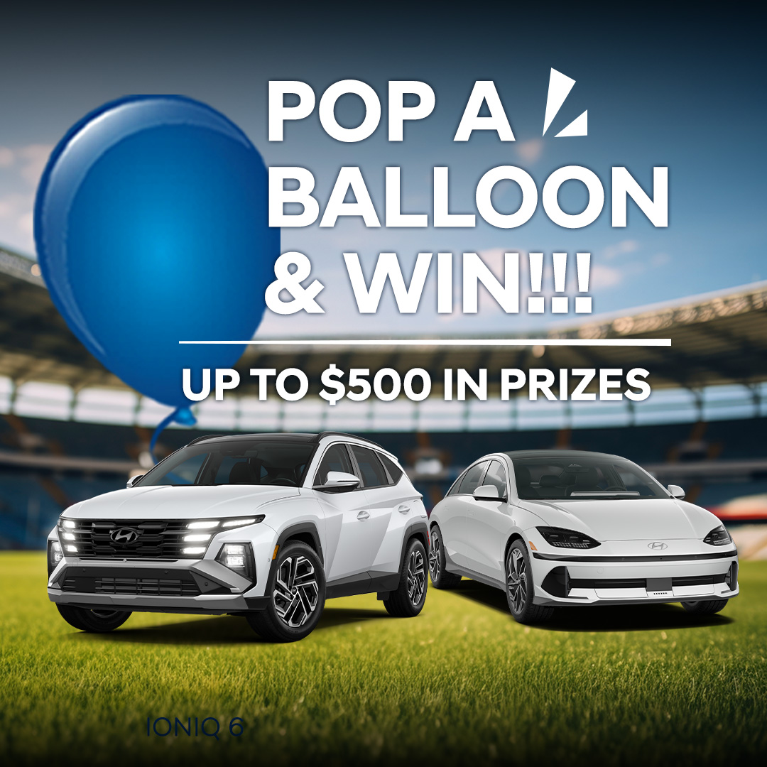 Pop a Balloon for a Chance to Win Prizes - Up to $500 in prizes